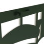 Wallity Mystic Grace - APT819 56 Escultura de Pared de Metal Plata